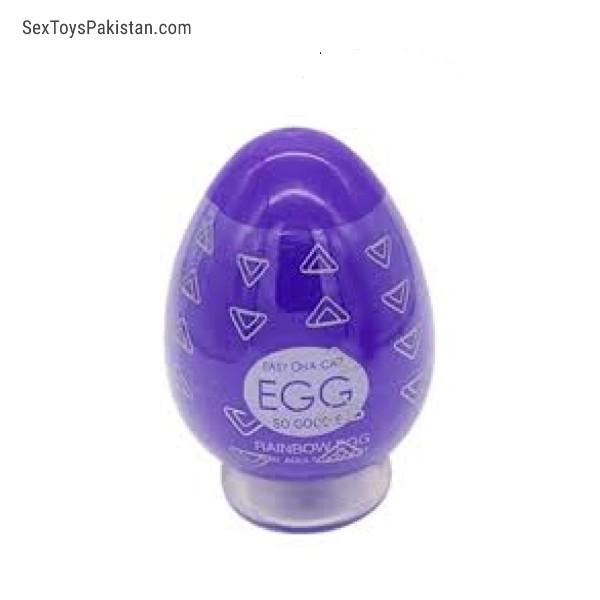 Silicone Rainbow Egg Masturbator For Men - Assorted