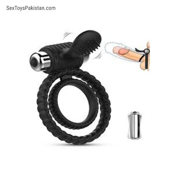  Vibrating Ring For Men Dual Rings Sex Toys Bahawalpur