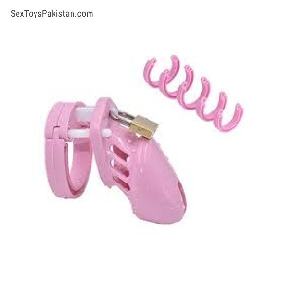 Silicone Chastity Cage With 5 Rings In Karachi