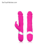 Rabbit Ears Waterproof Silicone Penis Shape Vibrator